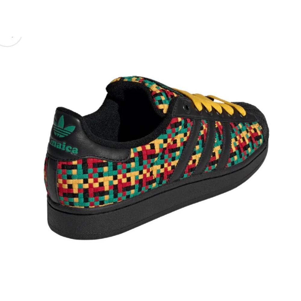 NEW ADIDAS ORIGINALS 's Men's 10.5 Superstar II x Bob Marley IH9785 - Picture 4 of 8
